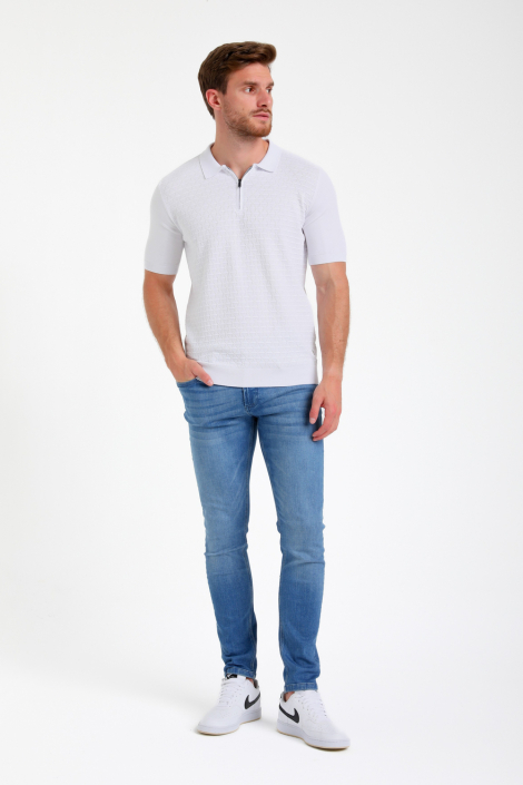 Gabbiano witte heren polo