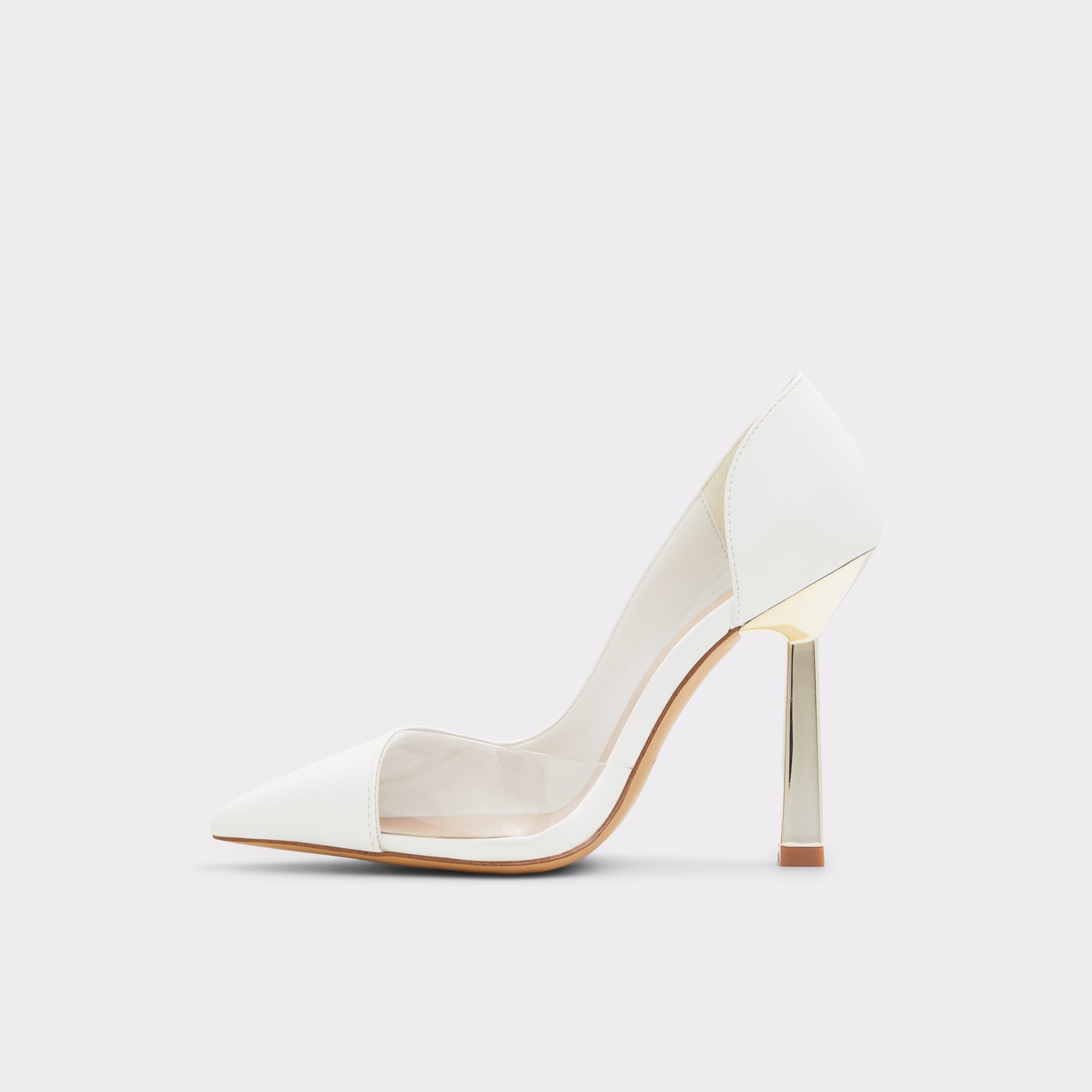 Paisley White Women Pumps