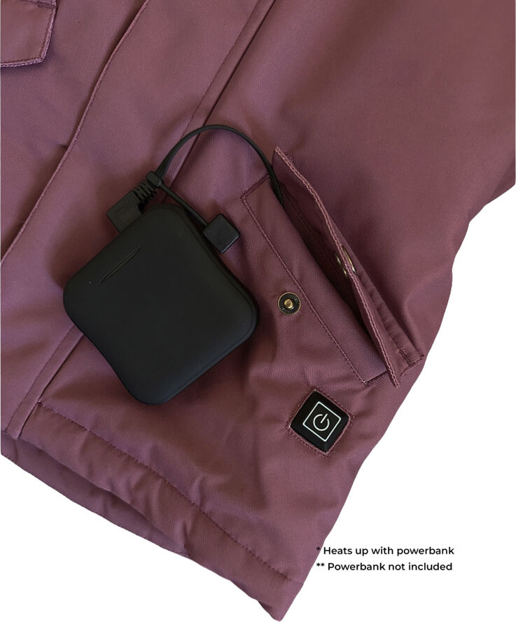 Mikk-Line Heating Jacket Rose brown