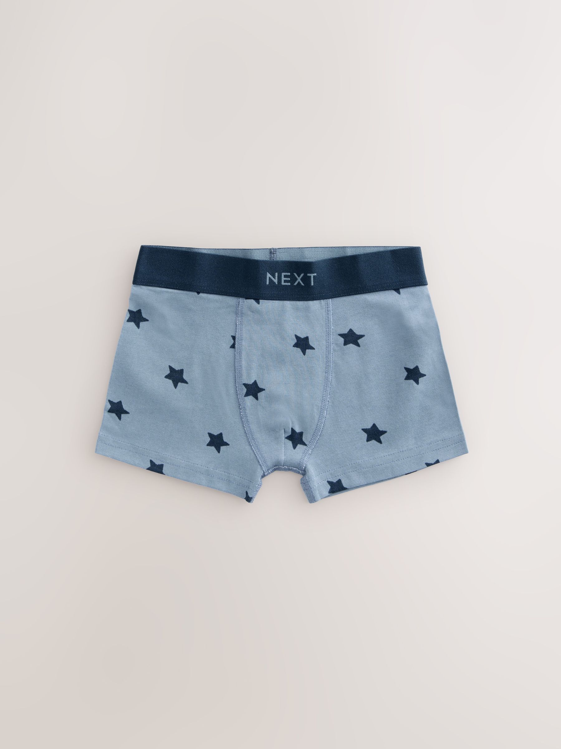 Blauw met sterren en strepen - Verpakking van 10 trunks (1,5-16jr)