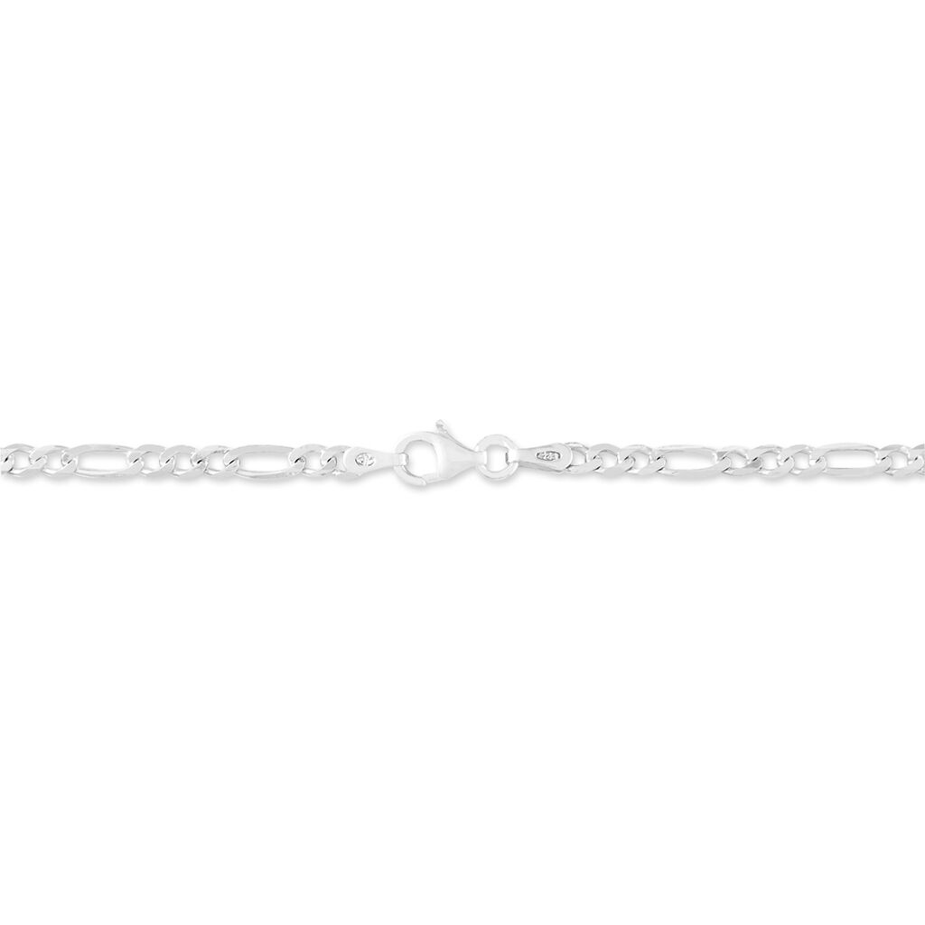 Chaîne Vivian Maille Alternee 1/3 Argent Blanc