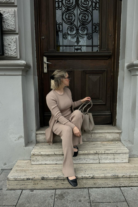 Vila beige dames trui