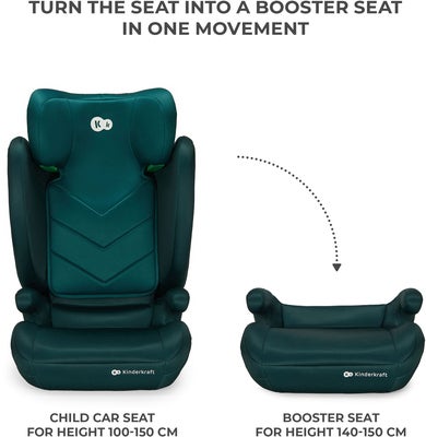 Kinderkraft I-SPARK i-Size Beltestol, Green