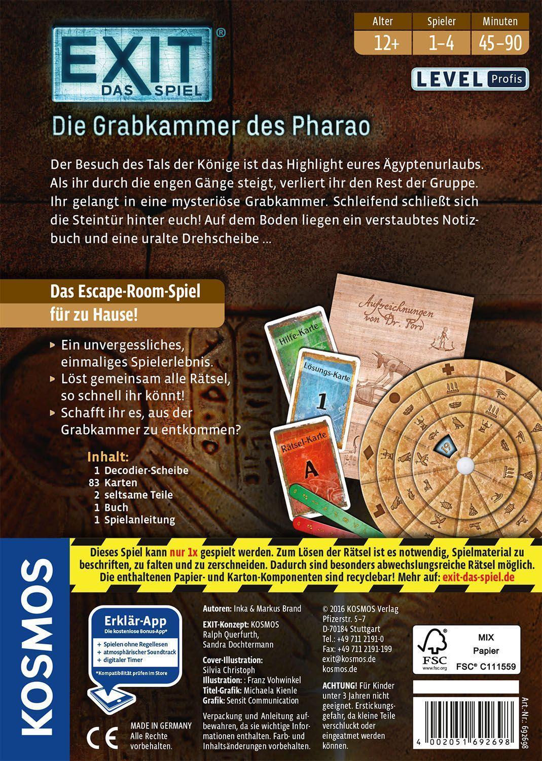 EXIT - Das Spiel: Die Grabkammer des Pharao