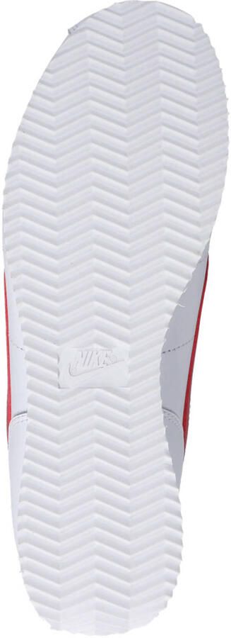 Nike Cortez Sneakers Dames Wit Mesh Synthetisch