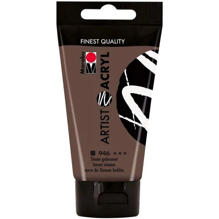 Marabu Artist Acryl, Siena gebrannt 946, 75 ml