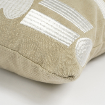 Kussen hart beige - l55xb35xh10cm