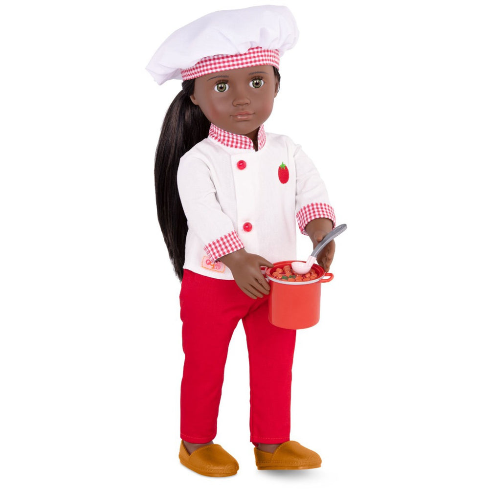 Køb Our Generation Dukke Chantel Køkkenchef