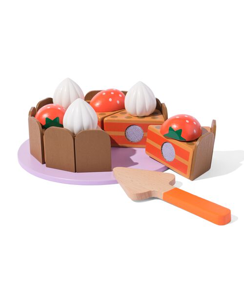gâteau au chocolat en bois