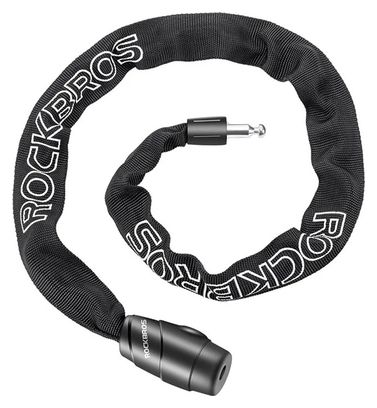 Cadenas de vélo à chaîne ultra-résistant - noir