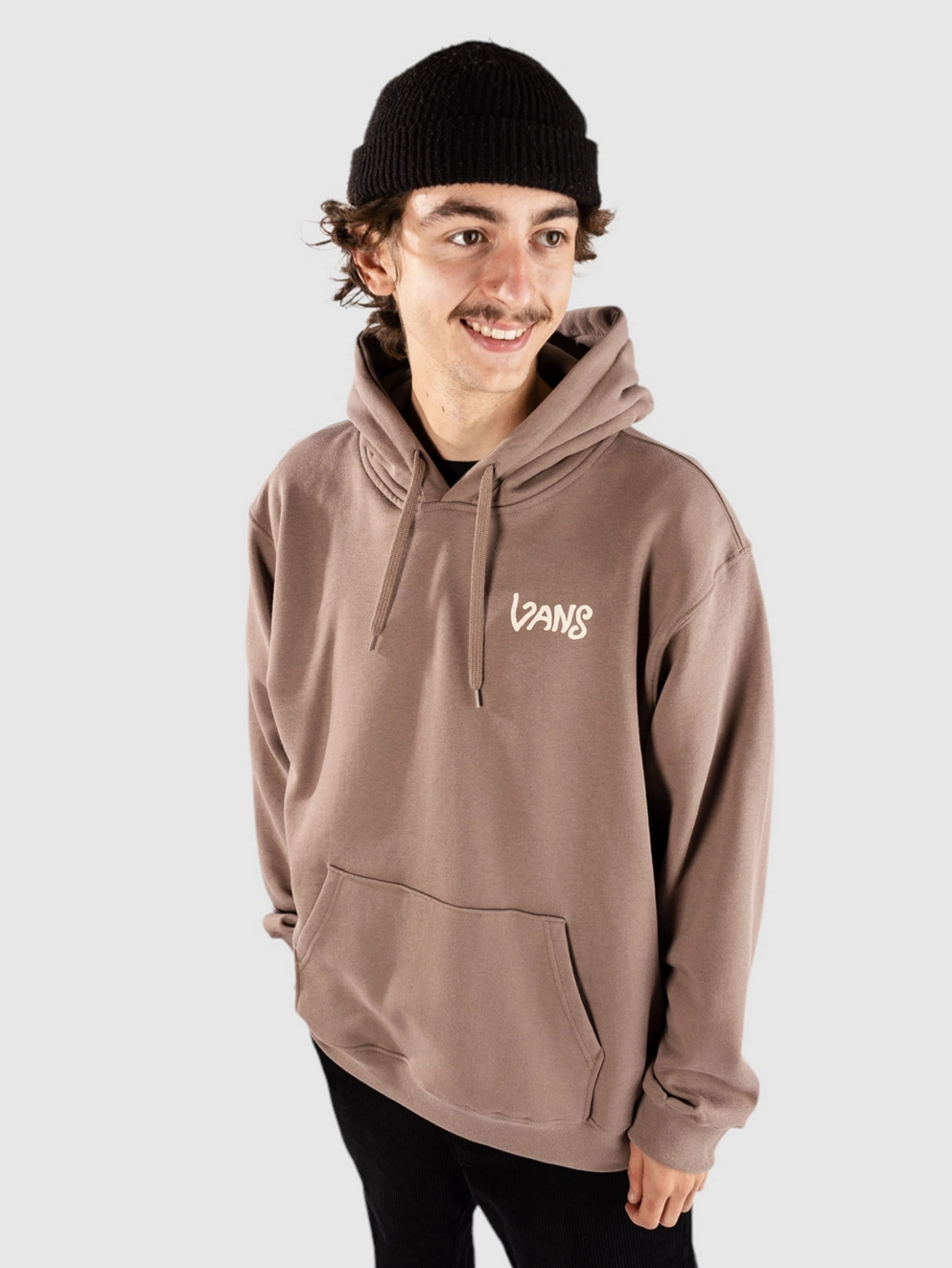 Vans V Hand Loose Po Hoodie deep taupe