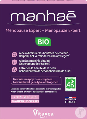 Vitavea Manhaé Ménopause Expert Bio 60 Gélules