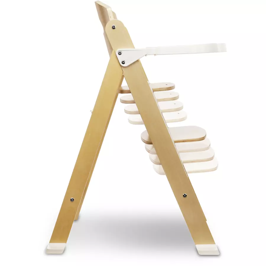lionelo Hochstuhl Floris White Natural