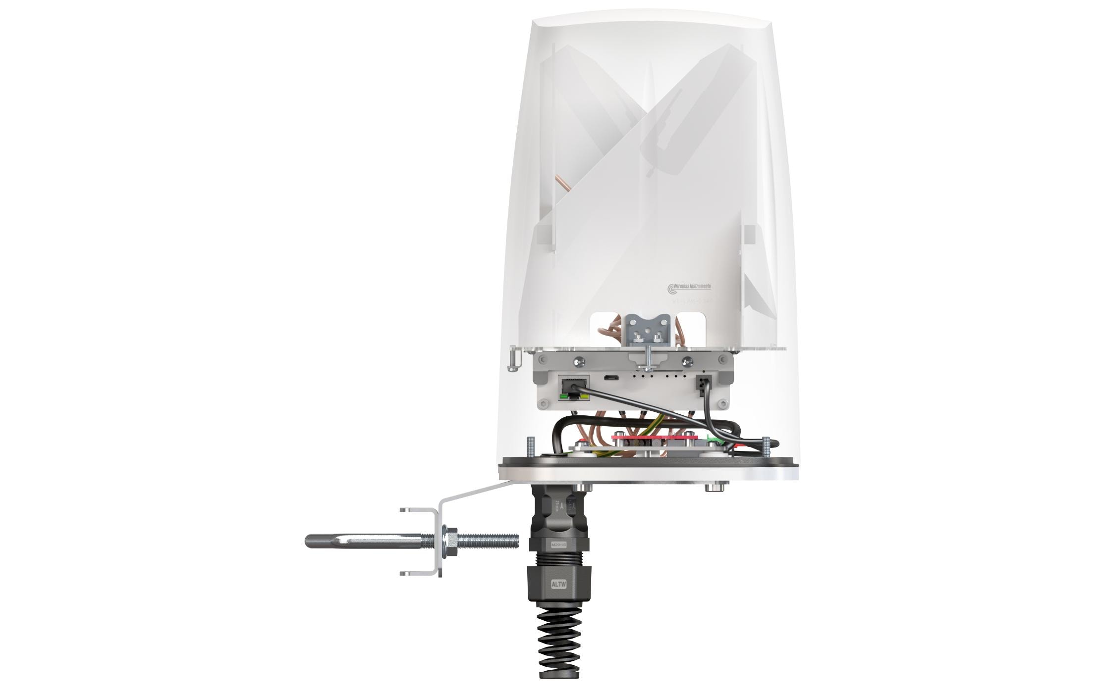 5G-Antenne QuSpot für Teltonika TRB500 SMA 7 dBi Rundstrahl<br>Hochleistungs-Omni Aussenantenne für erweiterte Mobilfunkverbindung