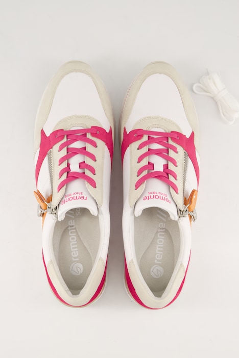 Remonte x Elle Leder-Sneaker, Wechselfußbett, Weite G