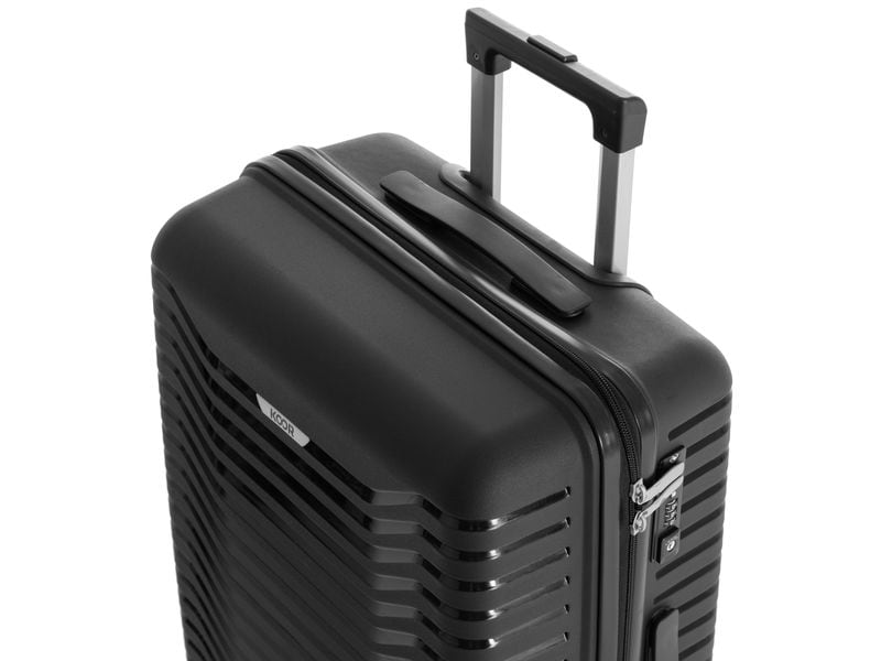 KOOR Reisekoffer Manila 40 L, Schwarz Trolley