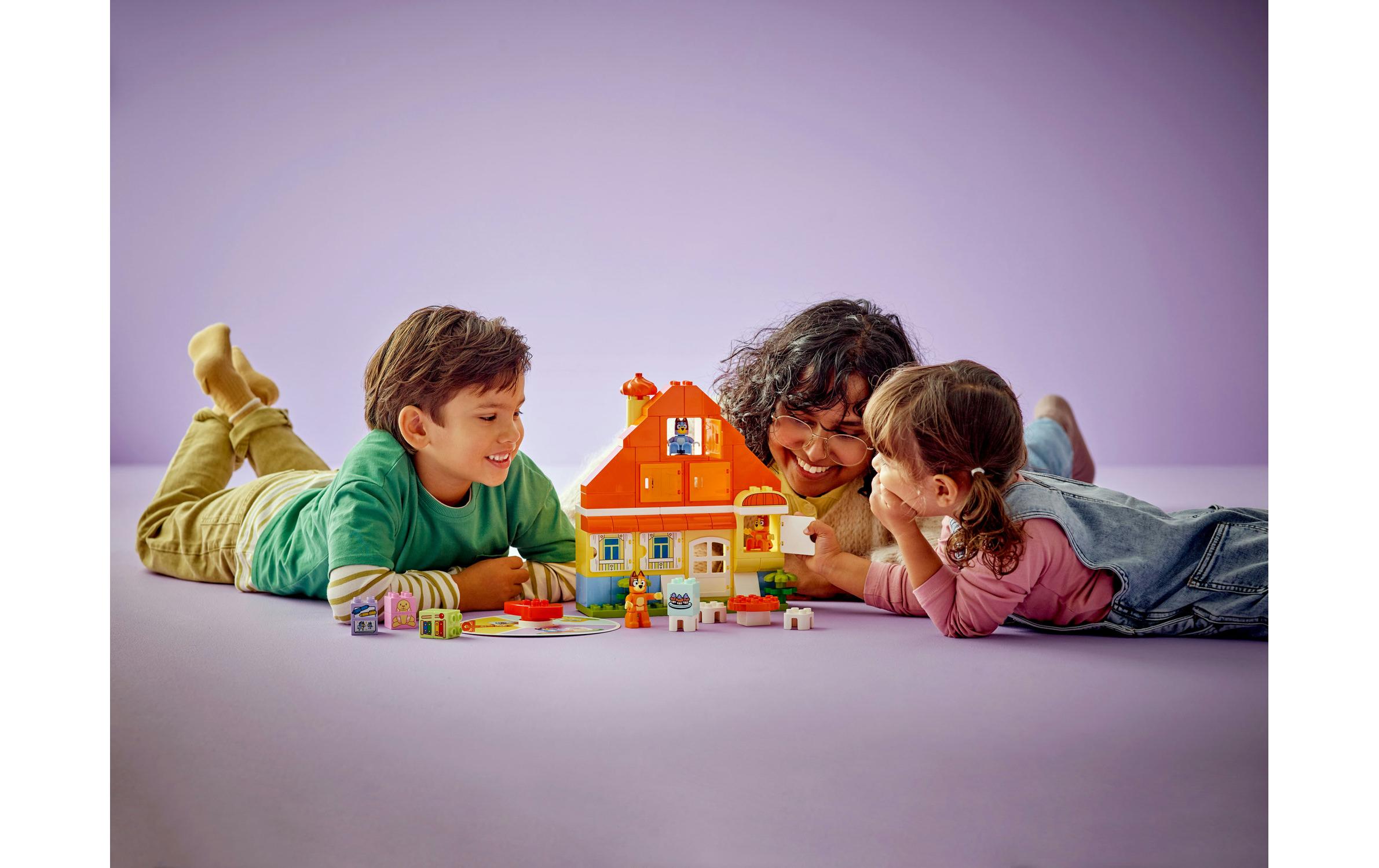 DUPLO® Blueys Familienhaus mit Memory-Spiel 10459Interaktives 2-in-1-Spielzeug für kleine und grosse Fans von Bluey