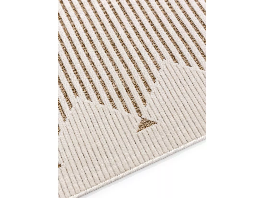 Tapis d'extérieur & intérieur Kaleo Crème/Beige 160x230 cm