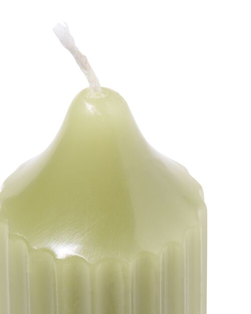 2 bougies dintérieur nervurées Ø3.5x25 vert