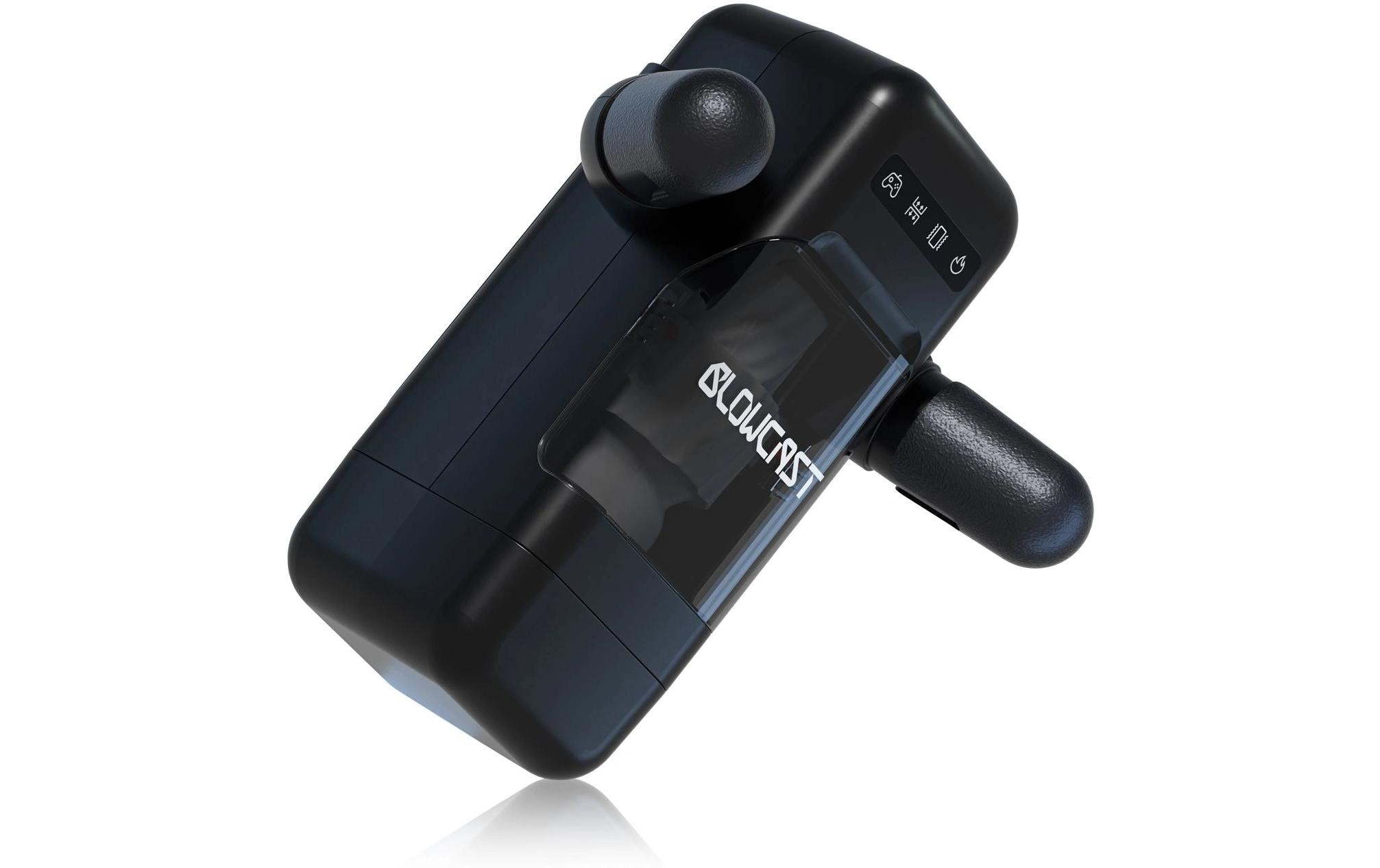 Masturbator Blowbot Schwarz<br>Vibrierendes und wärmendes Sextoy für den Mann