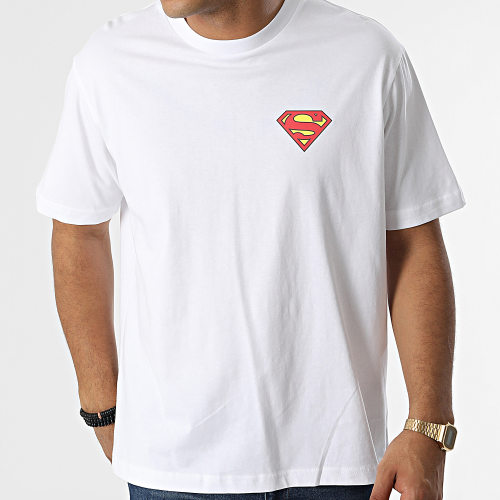 Tee Shirt Oversize Large Logo Blanc