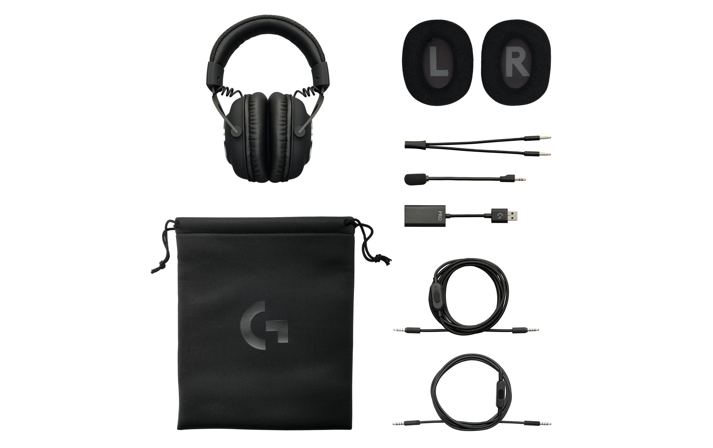 Headset G PRO X Gaming 7.1 Surround SchwarzKomfortables Over-Ear-Headset mit Surround-Sound