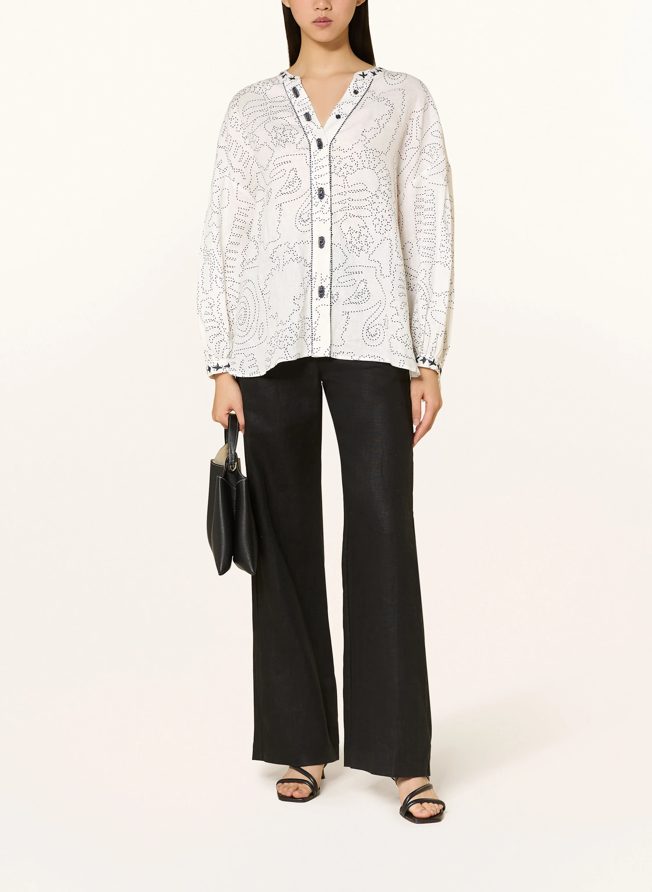 IVI collection Blusenshirt aus Leinen