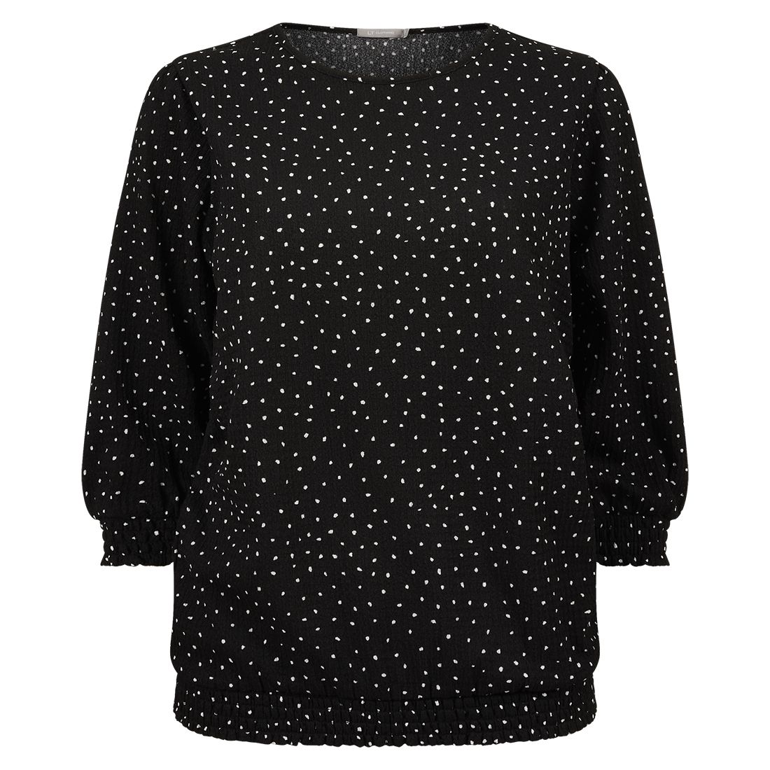 Mønstret topp