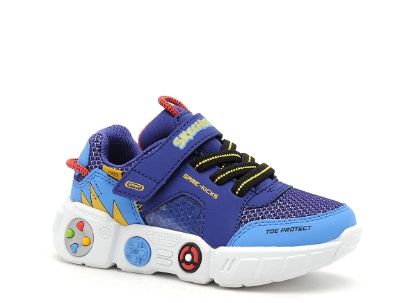 Skechers basses enfant 402262n bleu