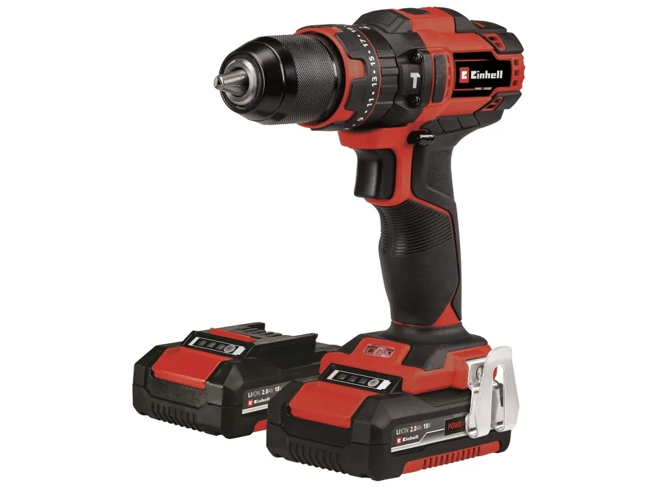 Einhell Einhell TE-CD 18 Li akku slagboremaskine 60 Nm 2×18V/2,0Ah batteri og lader