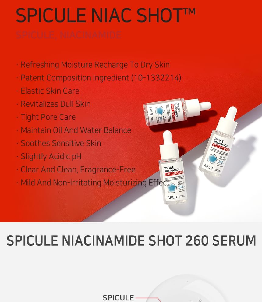APLB - Spicule Niacinamide Shot 260-serum