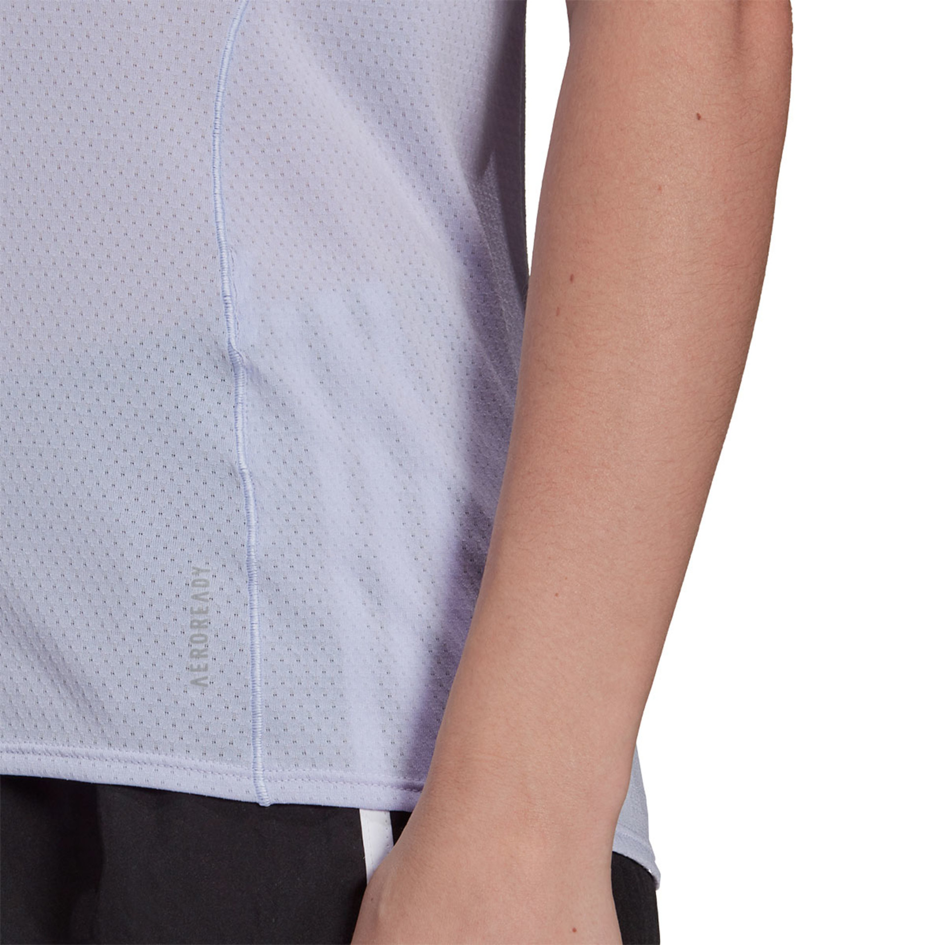 adidas Adi Hardloopshirt Korte Mouwen Lichtblauw Dames