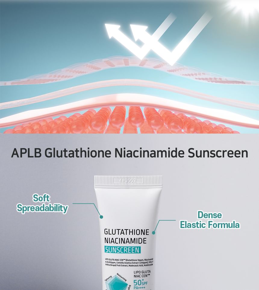 APLB - Glutathion Niacinamide Zonnebrandcrème