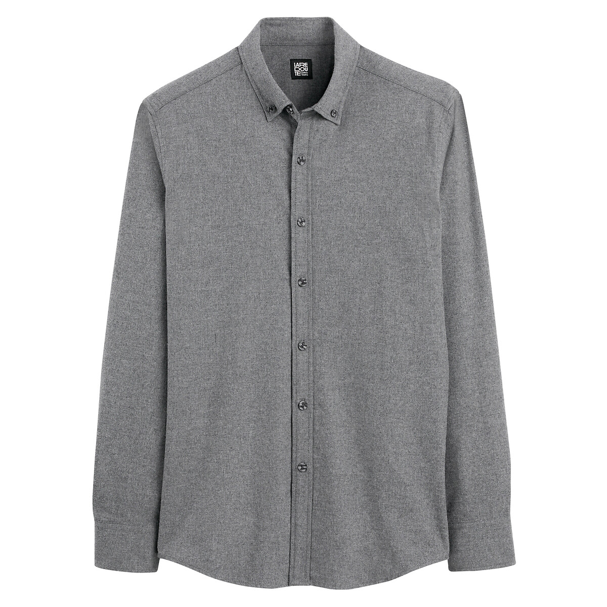 COLEÇÃO LA REDOUTE<br>Camisa de flanela reta, mangas compridas