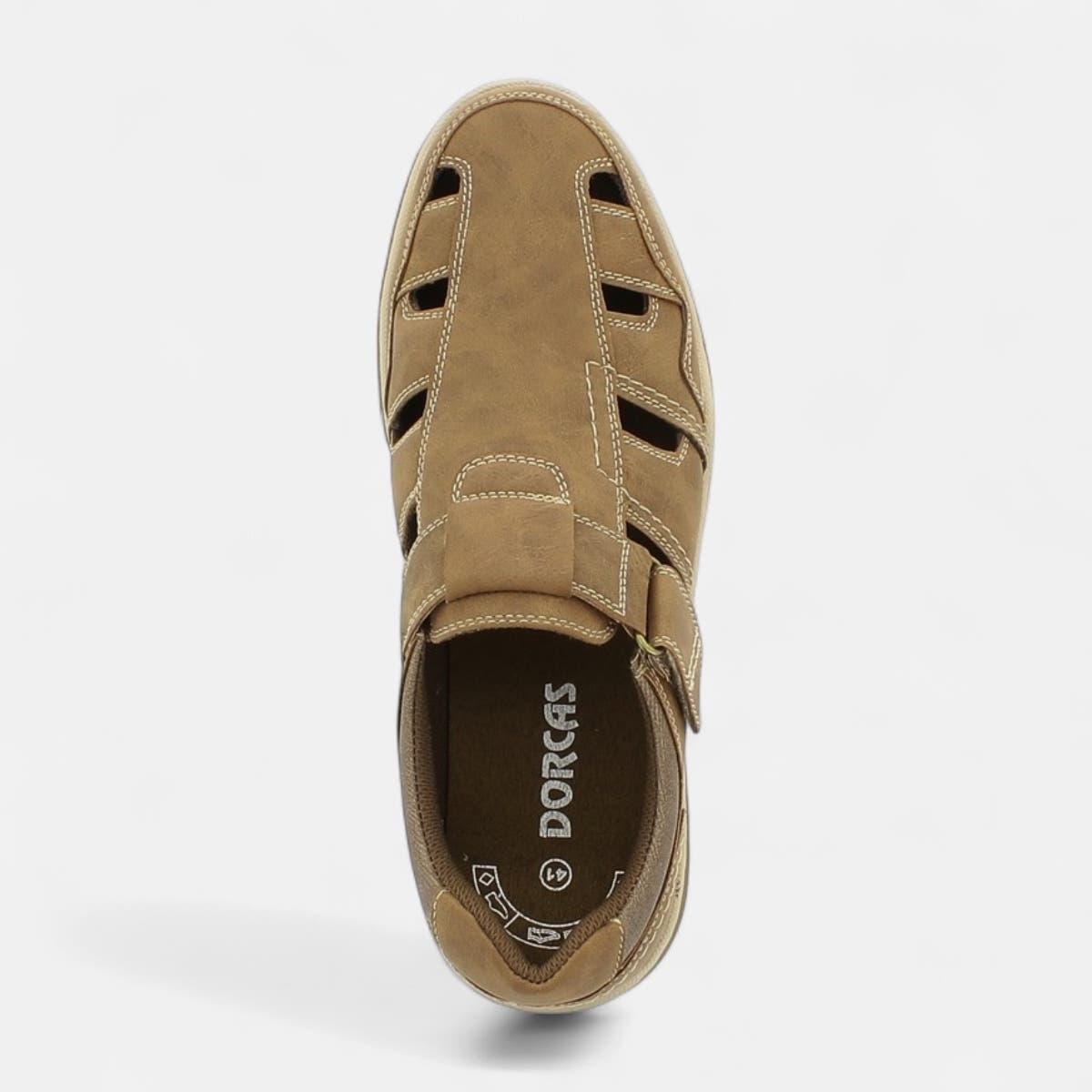 Nu-pieds confort Homme taupe