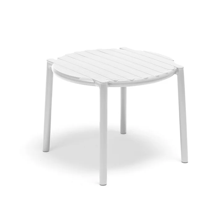 Nardi - Doga Beistelltisch, Ø 50 cm, weiss