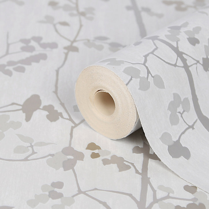 Papier peint vinyle sur intissé GoodHome Bromus crème