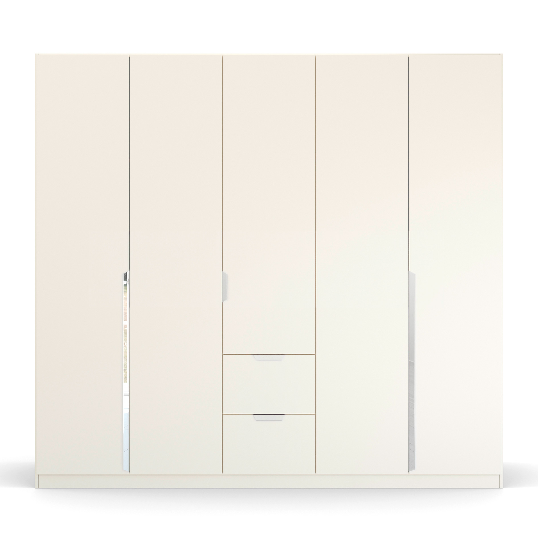 Drehtürenschrank - alpinweiß - 226 cm