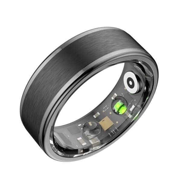 R03 Smart Ring med søvn- og pulsmåling Størrelse 7
