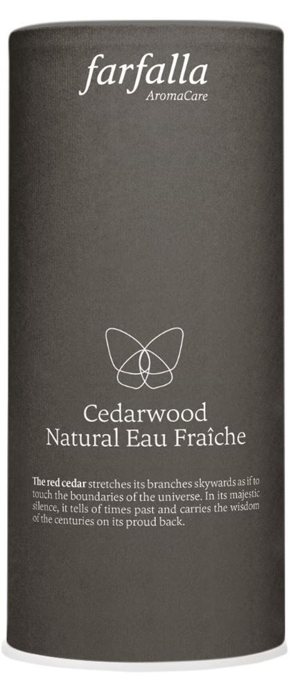 Farfalla Natural Eau Fraîche Cedarwood Glasfl 100 ml