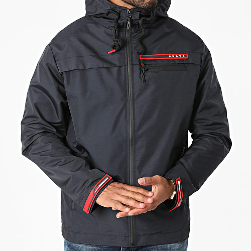 Veste Zippée Capuche Salif Bleu Marine