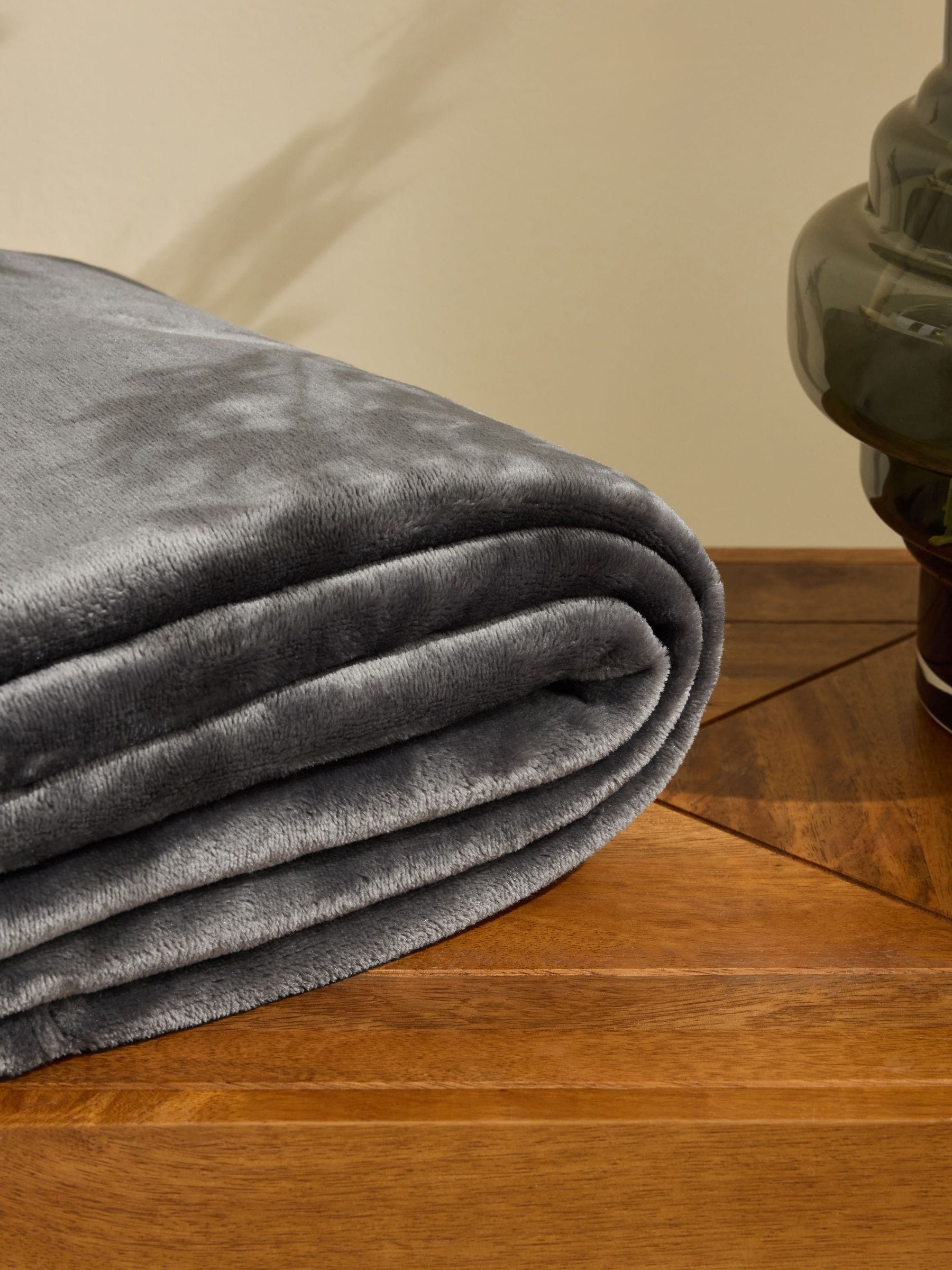 Pluche fleece sprei