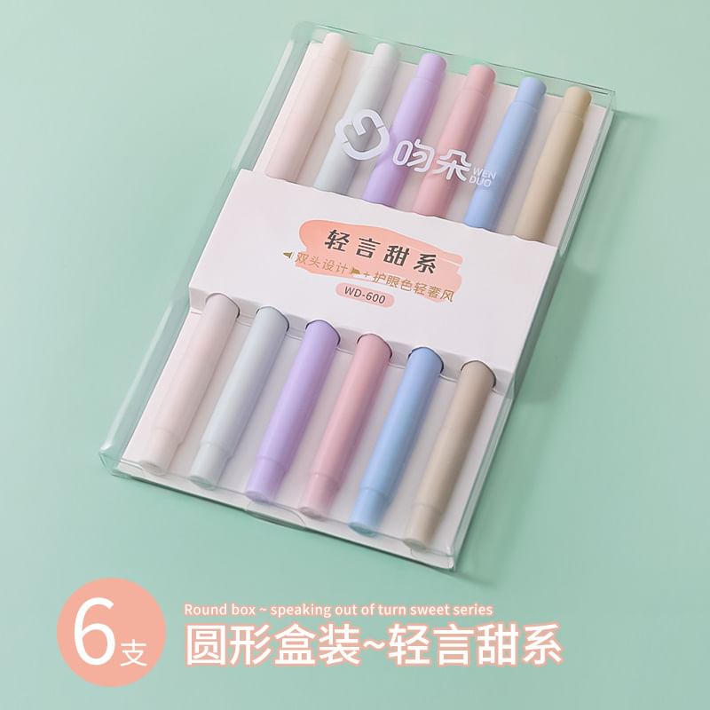 PIXON - Set van 6: Marker Pen (Diverse Ontwerpen)