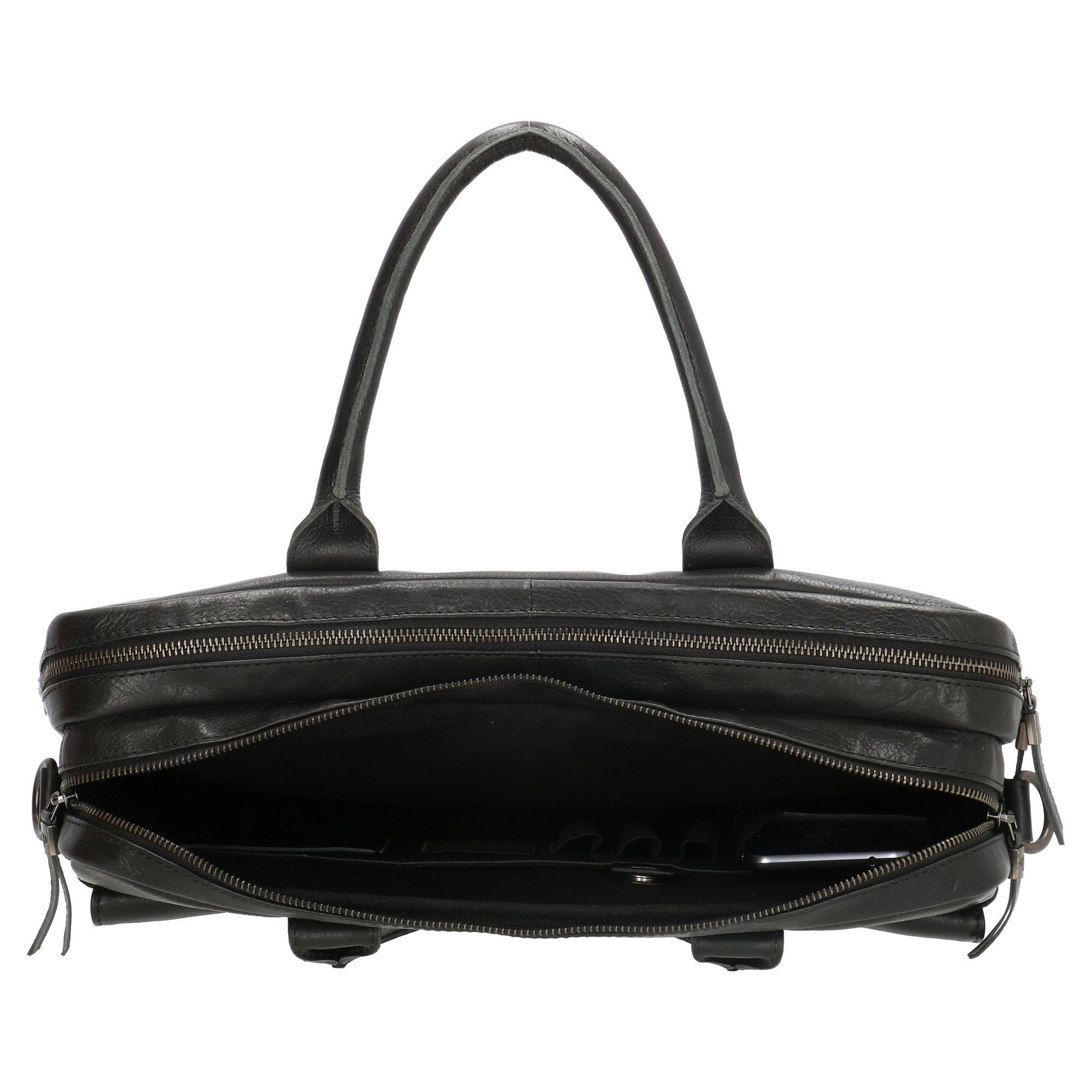Micmacbags Porto Laptoptas 15,6 inch Zwart