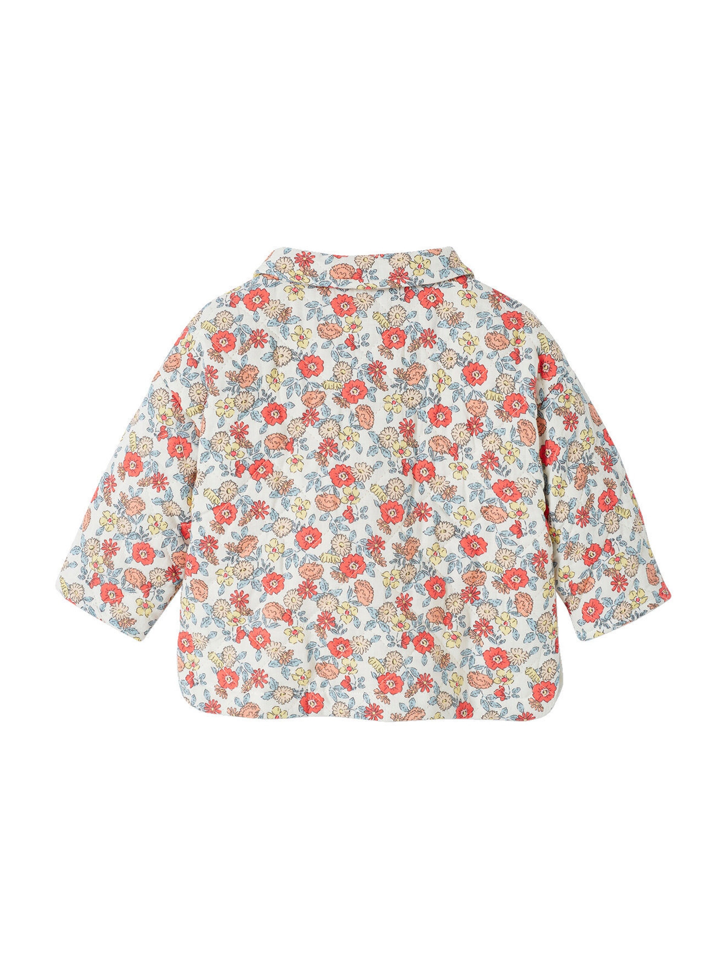 Vertbaudet Baby Musselinjacke mit Recycling-Wattierung wollweiß