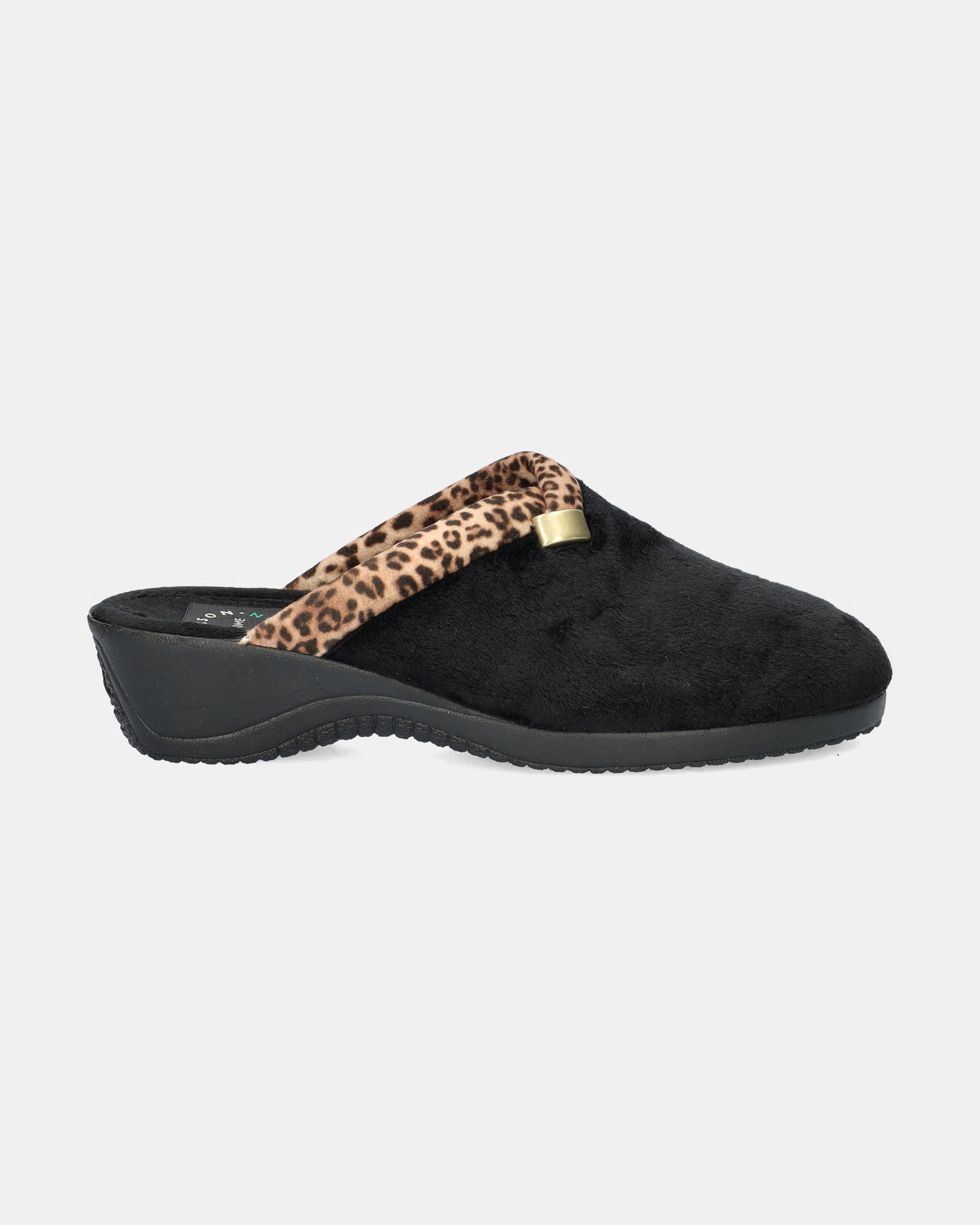 Nelson Home Pantoffels  - zwart