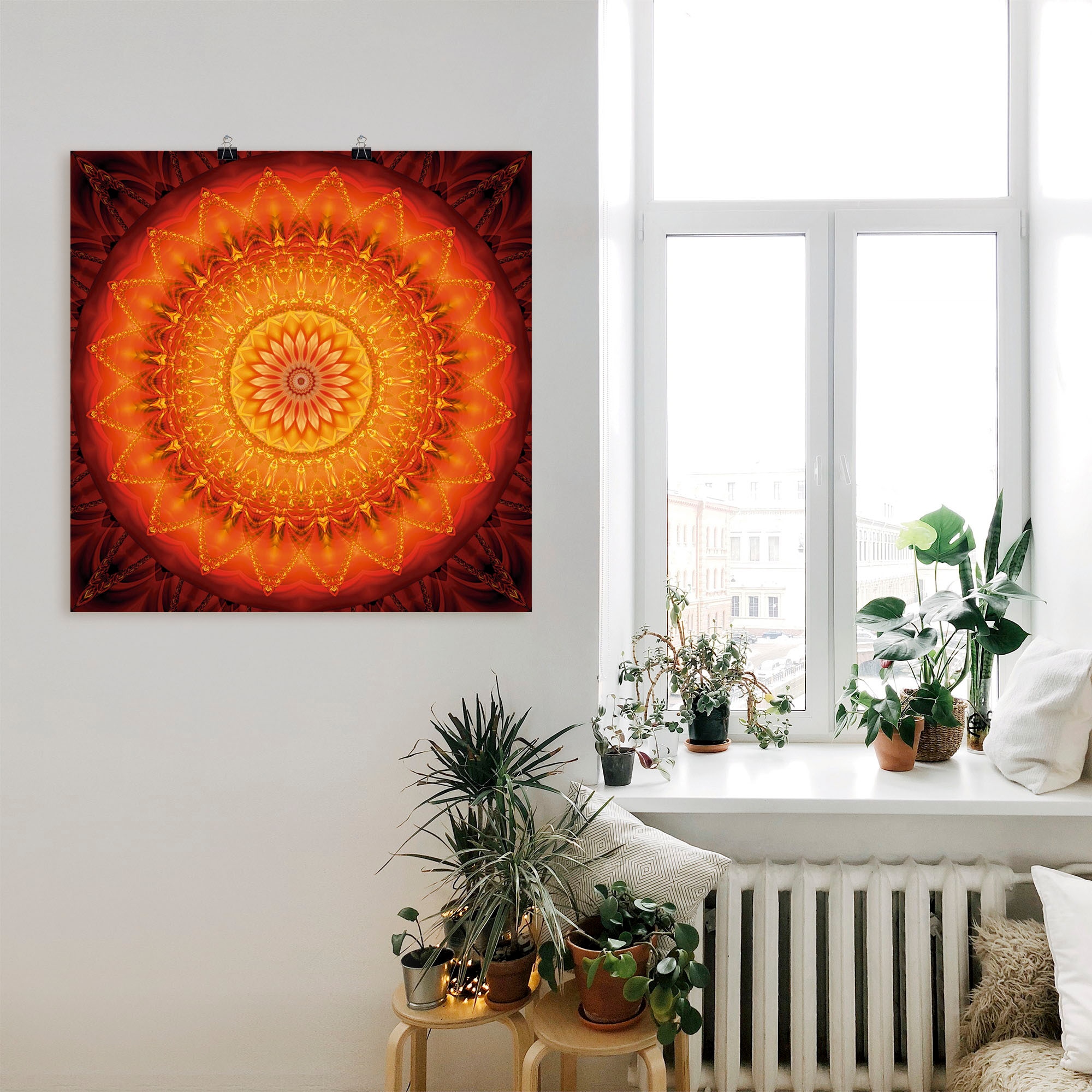 Artland Wandbild »Mandala Energie 1« Muster 1 Stk. tlg. als Leinwandbild, Poster, Wandaufkleber in verschied. Grössen