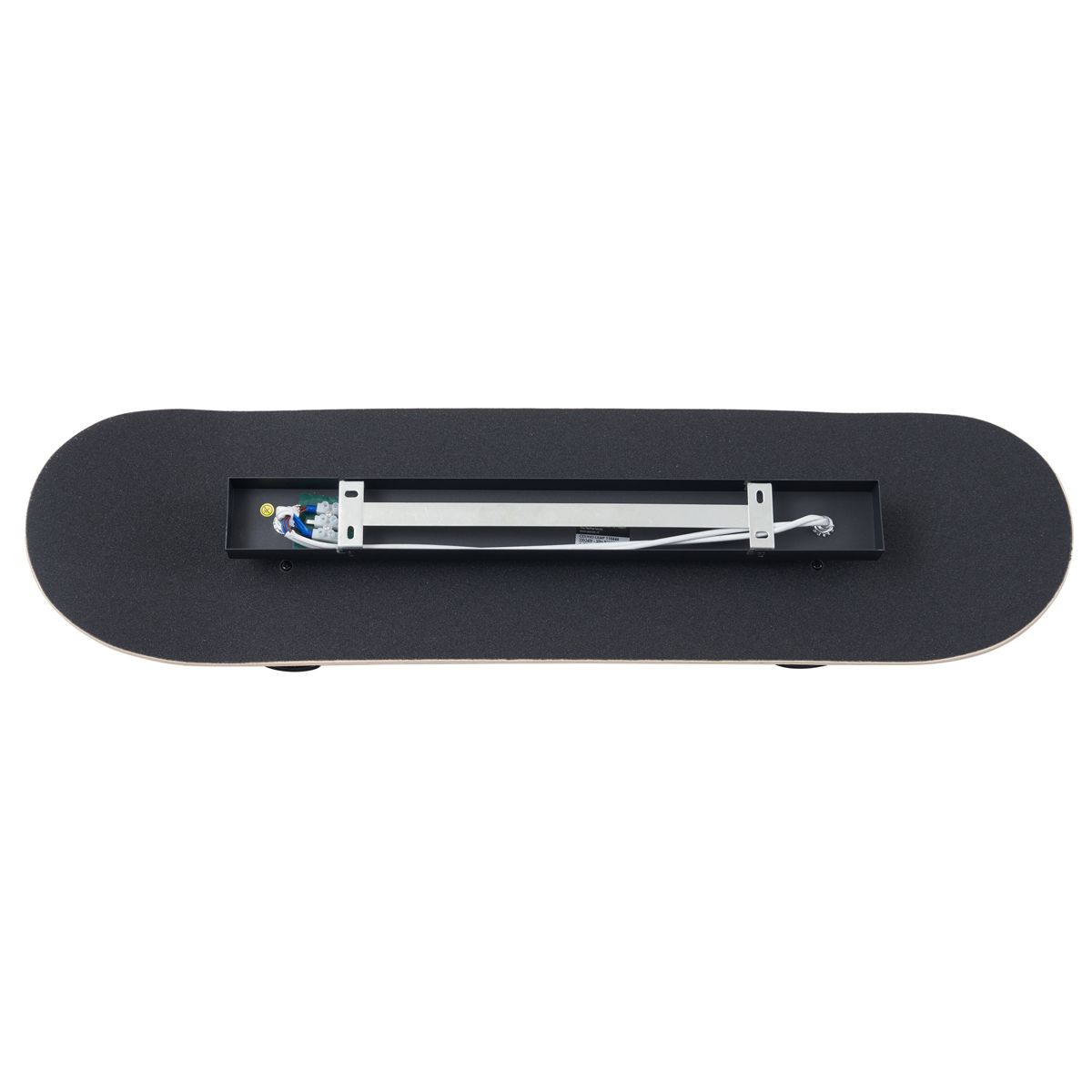 Wandlamp zwart met blauw 80cm - Skateboard