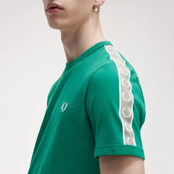 Fred Perry Contrast Tape Ringer Shirt Heren