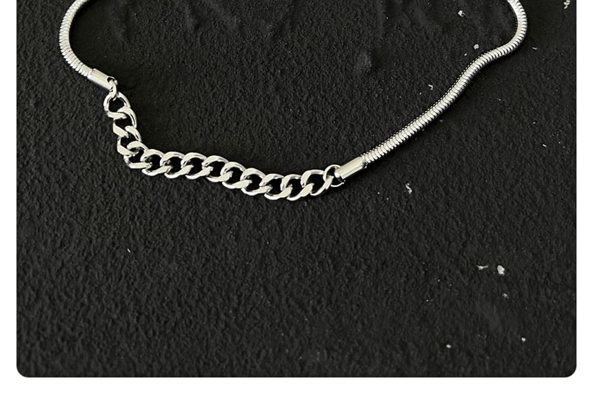 PANGU - Ketting met slangenhalsketting / armband
